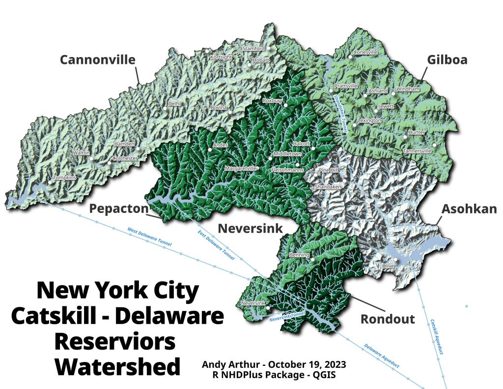 Thematic Map: New York City Catskill Reservior Watersheds Thematic Map: New York City Catskill Reservior Watersheds