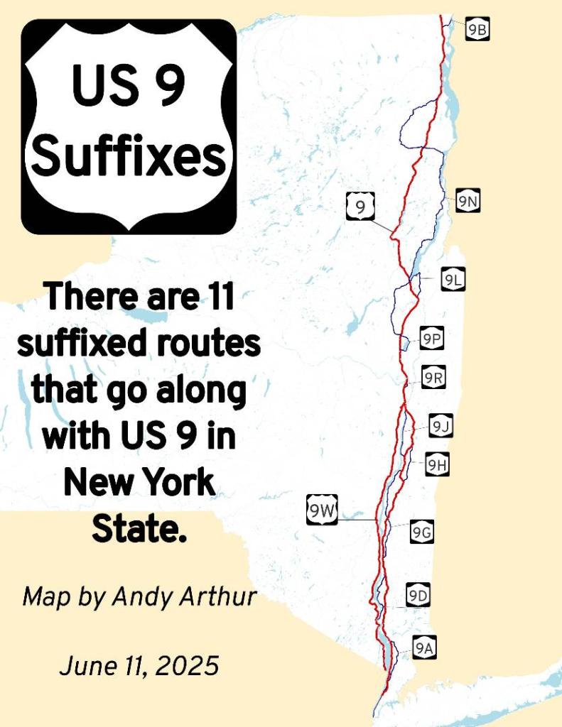 Thematic Map: US 9 Suffixes Thematic Map: US 9 Suffixes