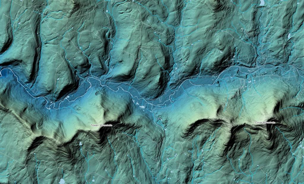 Terrain Map: Glacial Lake Windham Terrain Map: Glacial Lake Windham
