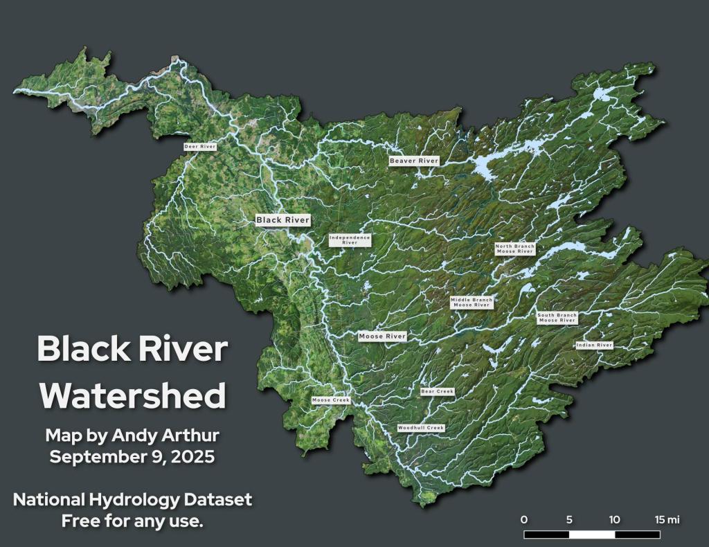 Thematic Map: Black River Watershed Thematic Map: Black River Watershed