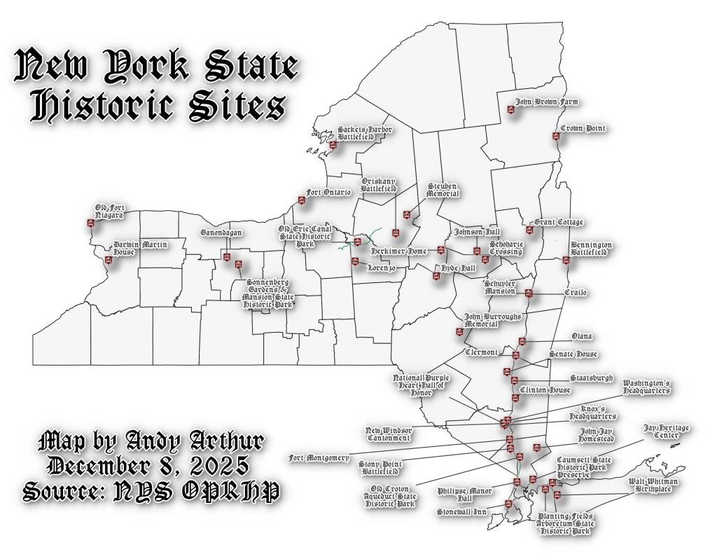 Thematic Map: New York State Historic Sites Thematic Map: New York State Historic Sites
