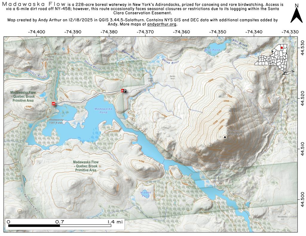Map: Madawaska Flow Map: Madawaska Flow