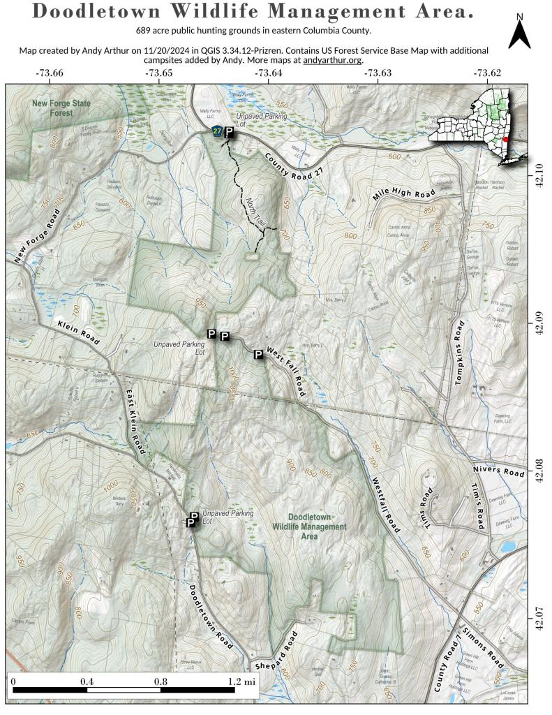 Map: Doodletown Wildlife Management Area Map: Doodletown Wildlife Management Area