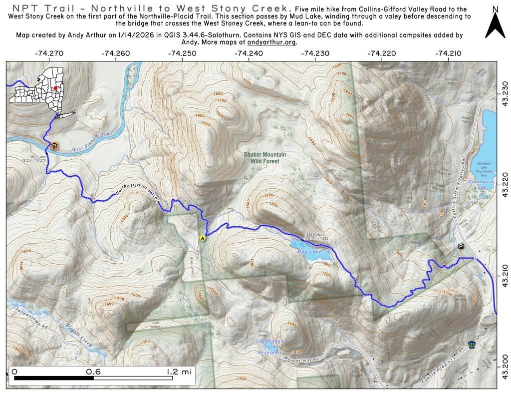 Map: Northville To West Stoney Creek - NPT Map: Northville To West Stoney Creek - NPT