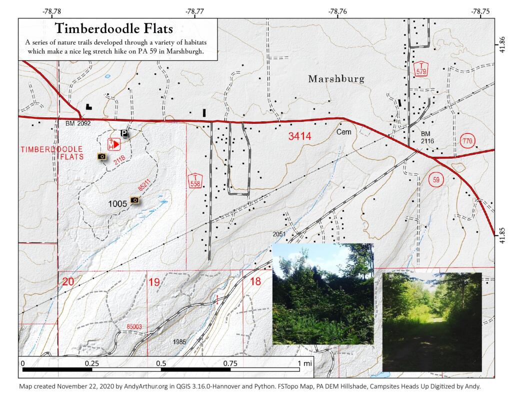 Map: Timberdoodle Flats Map: Timberdoodle Flats